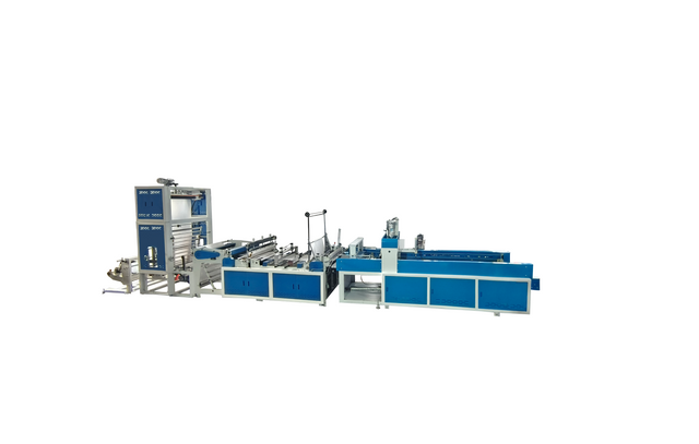 HDPE LDPE Non Stretch sealing and cold cutting heavy duty Thick plastic shopping Bag Making Machine 