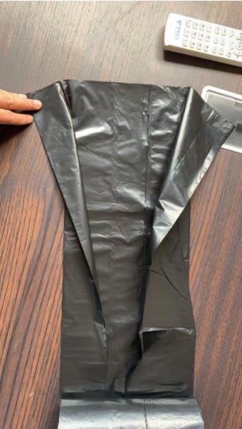 Automatic Double C Folding Garbage roll to roll Bag Making Machine