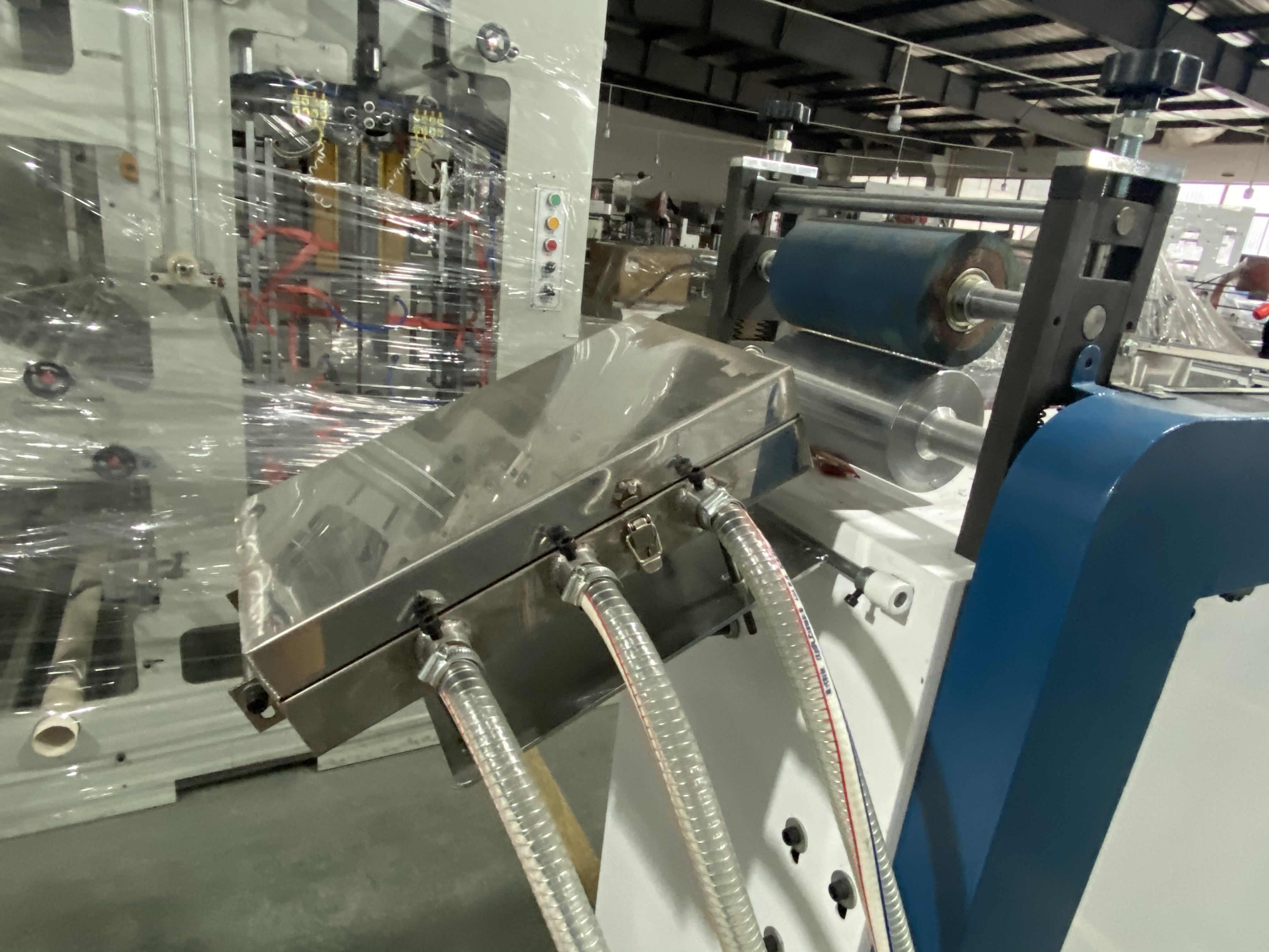 High speed LDPE PP PVC zipper film extruder making machine 