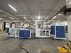 Automatic Double C Folding Garbage roll to roll Bag Making Machine