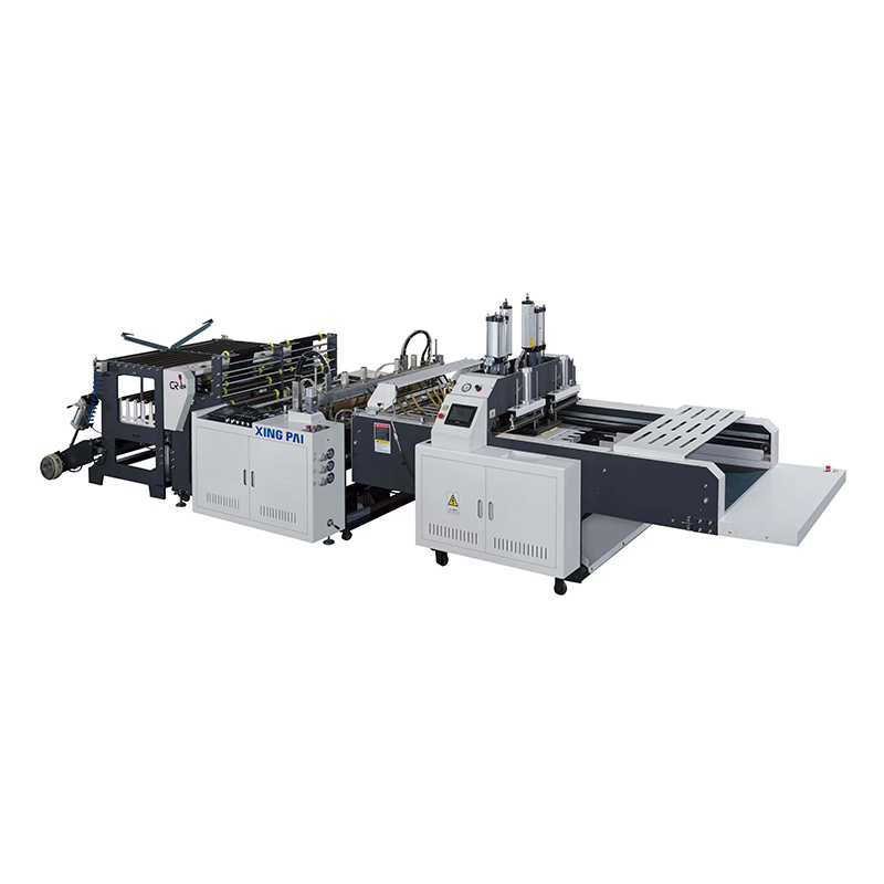 Single Line Automatic Heat Sealing And Heat Cutting T-shirt Bag Making Machine 350pc/min