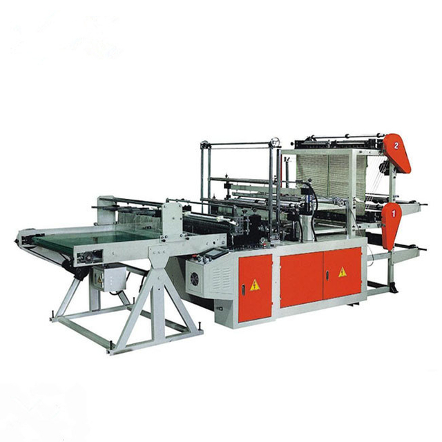 4 Lines Bottom Heat Sealing And Cold Cutting Bag Making Machine