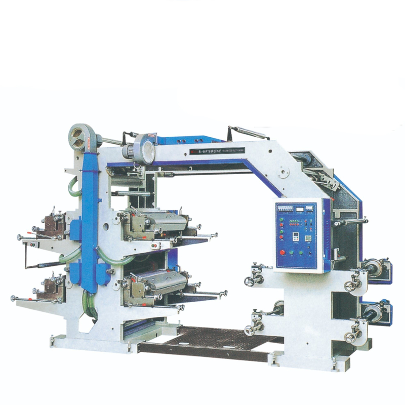 Flexographic Four Color film ,nonwoven paper Printing Machine 50m/min 