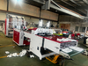  Two Lines Fully Automatic Plastic PE T-shirt Bag Making Machine for 1 Jumbo Film 